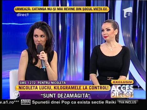 Nicoleta Luciu, kilogramele la control!