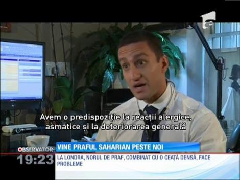 Praful Saharian vine peste România!