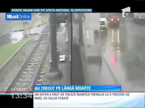 Accident spectaculos pe o cale ferată!