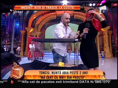 Tonciu Andreea, extrem de speriată după o probă de groază