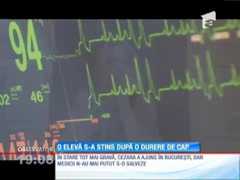 O elevă din Ploieşti a murit la spital, după o lună de drumuri între medici