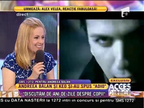 Andreea Bălan s-a despărţit de Keo