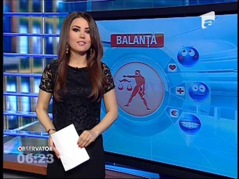 Balanţele au noroc la bani: Horoscopul zilei, cu Andreea Joiţa