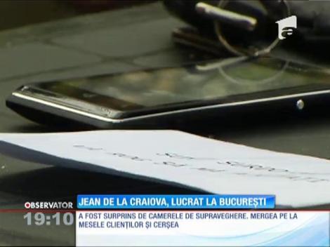Jean de la Craiova a rămas fără telefon mobil! I l-a furat un cerșetor, în timp ce se afla la o terasă