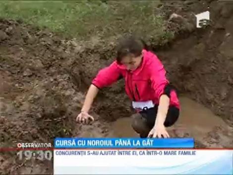 Cursă cu noroiul pănă în gât  în Pădurea Mogoşoaia