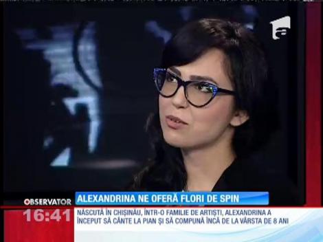 Alexandrina ne oferă flori de spin
