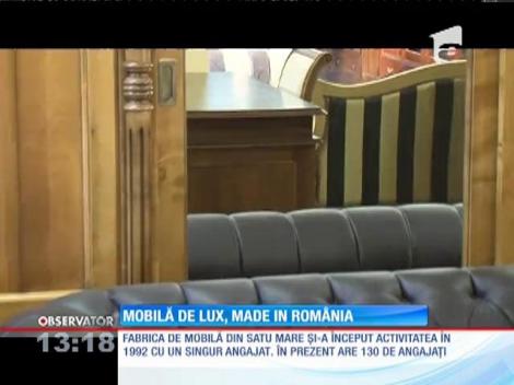 Mobilă de lux fabricată în România