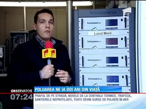 Poluarea din Bucureşti ne scade doi ani din viaţă