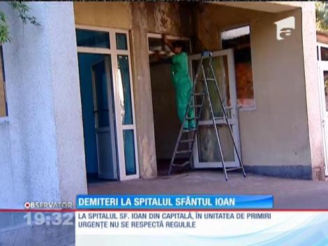 Demiteri la Spitalului Sântul Ioan din Capitală