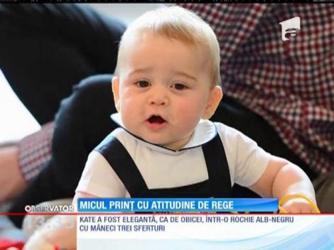 Prinţul George, atitudine de rege