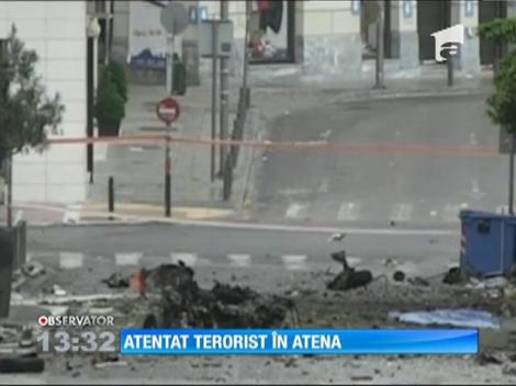 Atentat terorist cu o maşină capcană la Atena