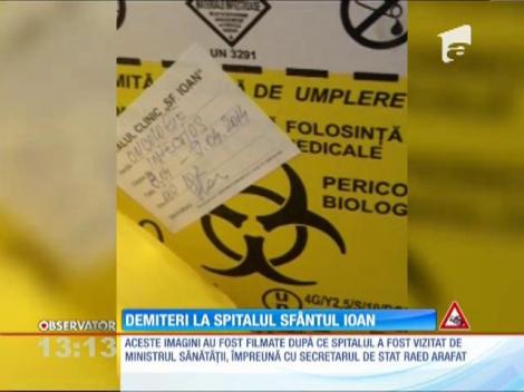 Curăţenie doar când vine vorba de control la spitalul Sf. Ioan