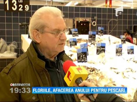 Floriile, afacerea anului pentru pescari