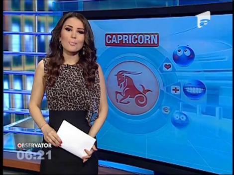 Capricornii vor fi numai lapte și miere. Horoscopul zilei, cu Andreea Joița