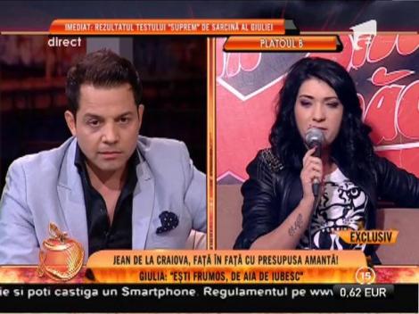 Jean de la Craiova, față în față cu presupusa amantă: ”Giulia, mă hărțuiești! Te-ai legat de familia mea!”