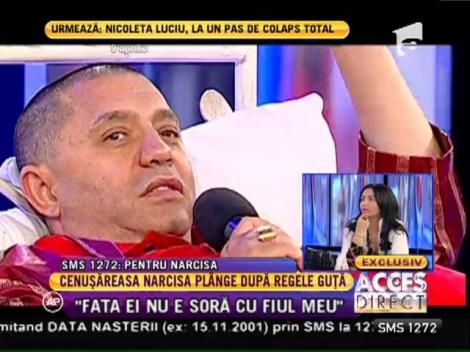 Narcisa: "Guţă vrea să plec din Bucureşti"