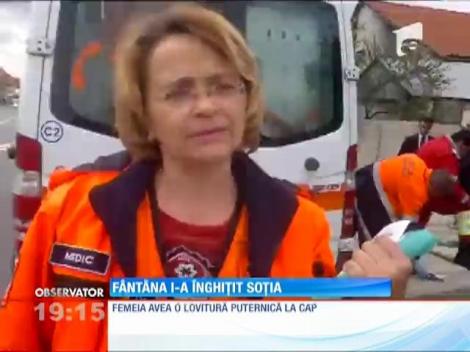 Soţ şi soţie căzuţi în fântâna din curtea casei