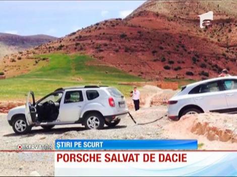 Ultimul model de SUV marca Porsche, salvat de o Dacie Duster