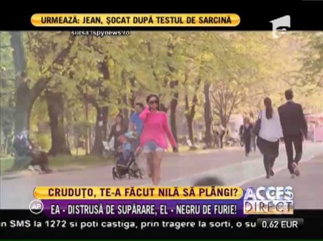 Daniela Crudu, mai tristă ca niciodată şi cu ochii aproape în lacrimi