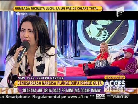 Narcisa: "Beyonce de România nu-l iubeşte pe Guţă"