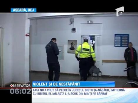 Un bărbat extrem de violent a pus pe jar poliţiştii şi medicii din Dej