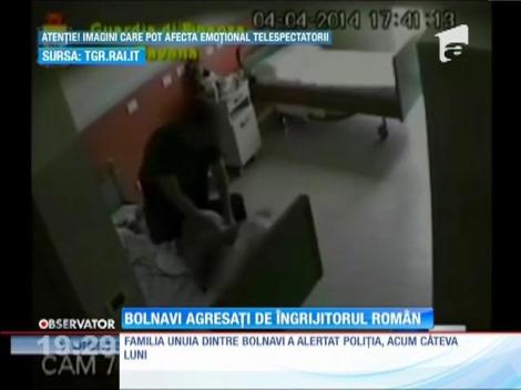 Mai mulți bolnavi psihic de la un azil din Italia, agresați de un îngrijitor român