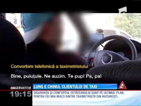 Cursa cu taxiul în Capitală, o adevarată aventură