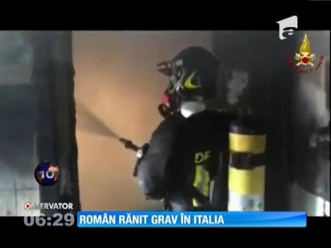 Român rănit grav într-o explozie, în Italia