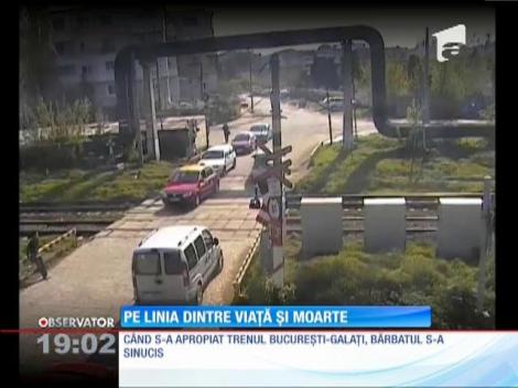 Glasul roţilor de tren a sunat a moarte, în Brăila! După minute în şir de ezitări, un bărbat şi-a pus capăt zilelor