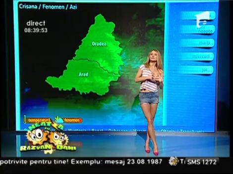 Vremea cu Flavia Mihăşan: Astăzi soare, mâine ploaie!