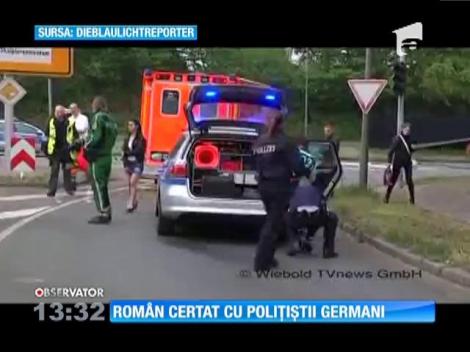 Român certat cu poliţiştii germani