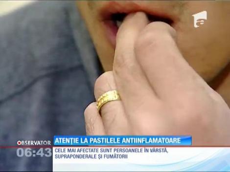 Pastilele antiinflamatoare pot creşte riscul de probleme cardiace