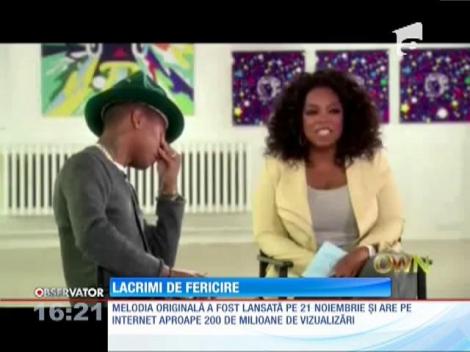 Pharrell , lacrimi de fericire