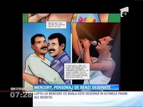 Freddie Mercury, personaj de benzi desenate