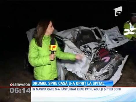 Drumul spre casă s-a oprit pentru 7 persoane la spital