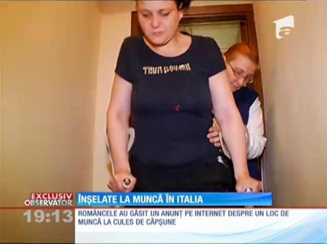 Româncă înşelată la muncă, în Italia