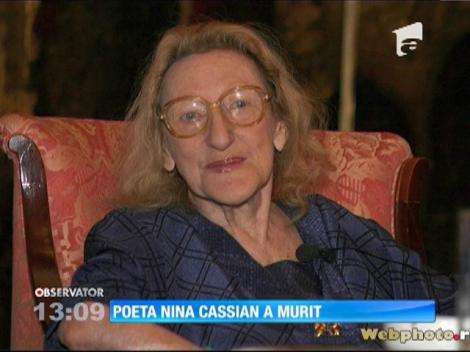 Poeta Nina Cassian a murit