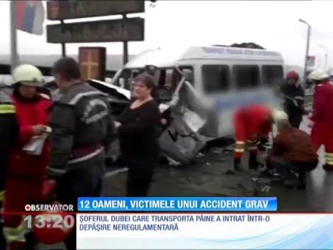 12 oameni, victimele unui accident grav