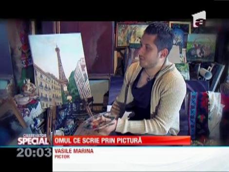 SPECIAL! Omul care scrie prin pictură