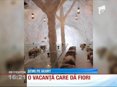 Hotelul în care temperatura nu depăşeşte niciodată zero grade