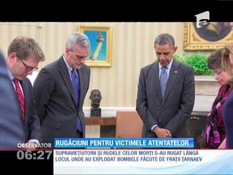 Moment de reculegere pentru victimele atentatelor de la Boston