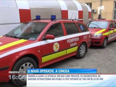 Tânăra de 19 ani din Iaşi, operată pentru a cincea oară