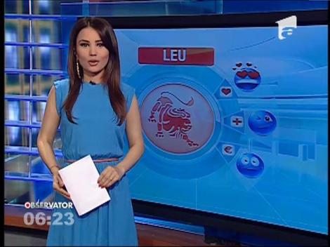 Leii sunt în mare formă și vor rezolva tot! Horoscopul zilei, cu Andreea Joița