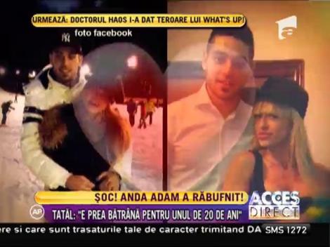 Tatăl Andei Adam: Fata mea este prea mare pentru fotbalistul Cătălin Tîră!