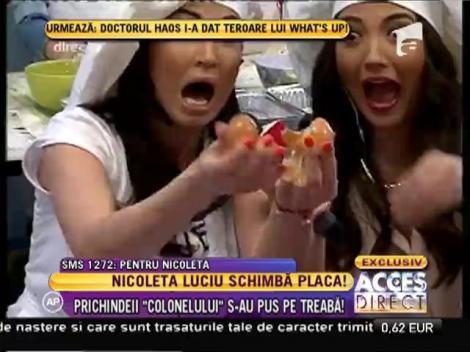 Nicoleta Luciu și-a pus prichindeii la gătit!
