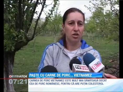 Când vine vorba de masa de paşte unii români preferă în locul mielului porcul vietnamez