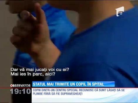 Un orfan cu handicap psihic şi fizic a fost rănit grav după ce un copac s-a prăbuşit peste el