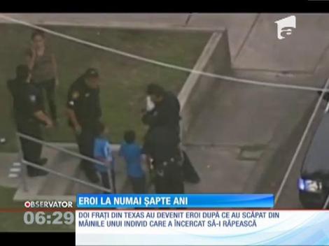 Eroi la numai şapte ani