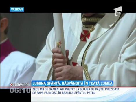 Lumina Sfântă, răspândită în toată lumea