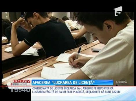 Afacerea &rdquo;lucrarea de licență&rdquo;